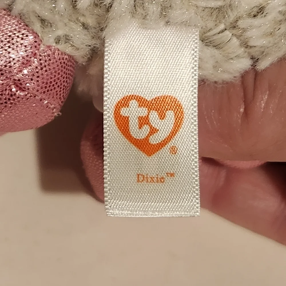 6” Ty Dixie the Lamb Plush Stuffed Animal